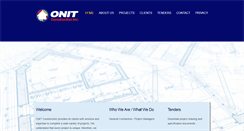 Desktop Screenshot of onitconstruction.com